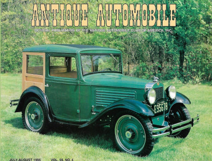 ANTIQUE AUTOMOBILE 1995 JULY - '34 AMERICAN AUSTIN WAGON, '67 MUSTANG CONV